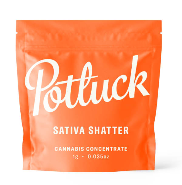 Potluck - Sativa Shatter - cannabis Concentrate | Online Dispensary Canada Shop