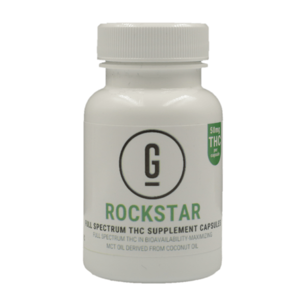 GRASS – THC Capsules – Rockstar – 50mg | Online Dispensary Canada Shop