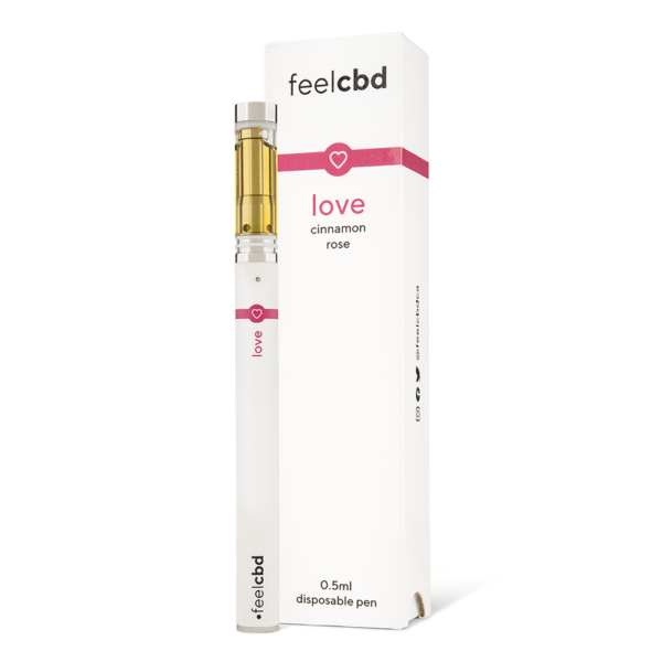 FeelCBD – Love – Dispsable CBD Vape Pen 0.5ml | Online Dispensary Canada Shop