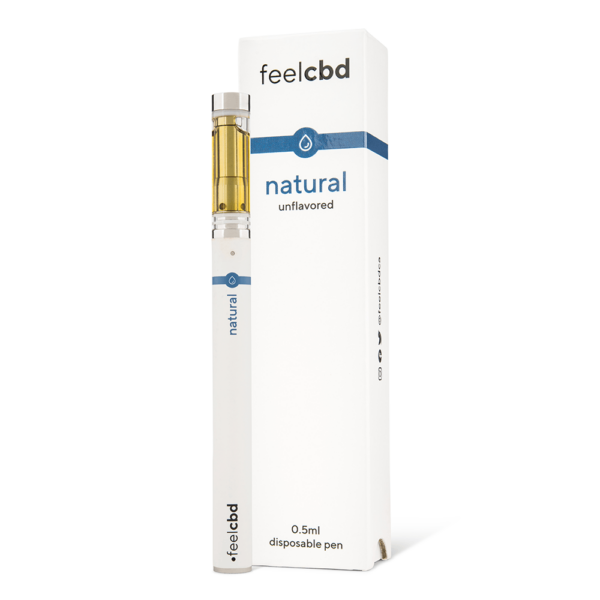 FeelCBD – Natural – Disposable CBD Vape Pen 0.5ml | Online Dispensary Canada Shop