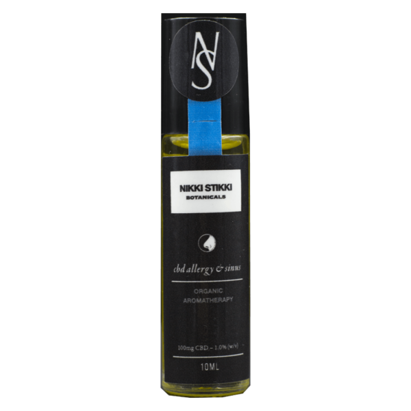 Nikki Stikki Botanicals – Organic Aromatherapy – CBD Allergy and Sinus Roller 100mg CBD | Online Dispensary Canada Shop