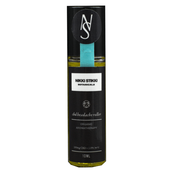 Nikki Stikki Botanicals – Organic Aromatherapy – CBD Headache Roller 100mg CBD | Online Dispensary Canada Shop
