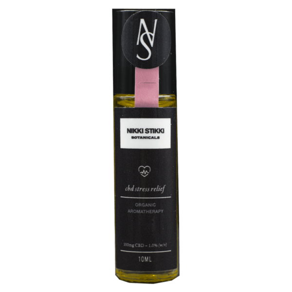 Nikki Stikki Botanicals – Organic Aromatherapy – CBD Stress Relief Roller 100mg CBD | Online Dispensary Canada Shop