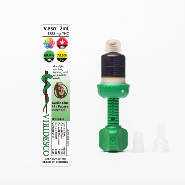 Viridesco – THC / RSO – Gorilla Punch – 2ml | Online Dispensary Canada Shop