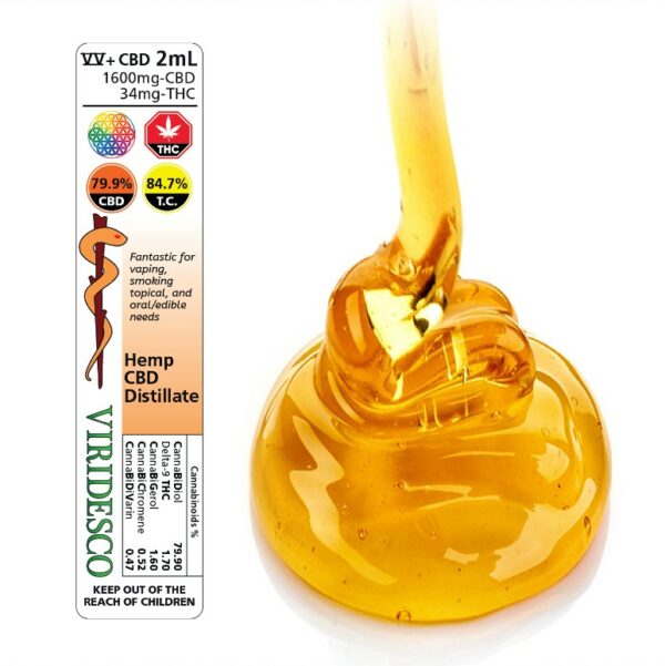 Viridesco – CBD Distillate – 2ml | Online Dispensary Canada Shop