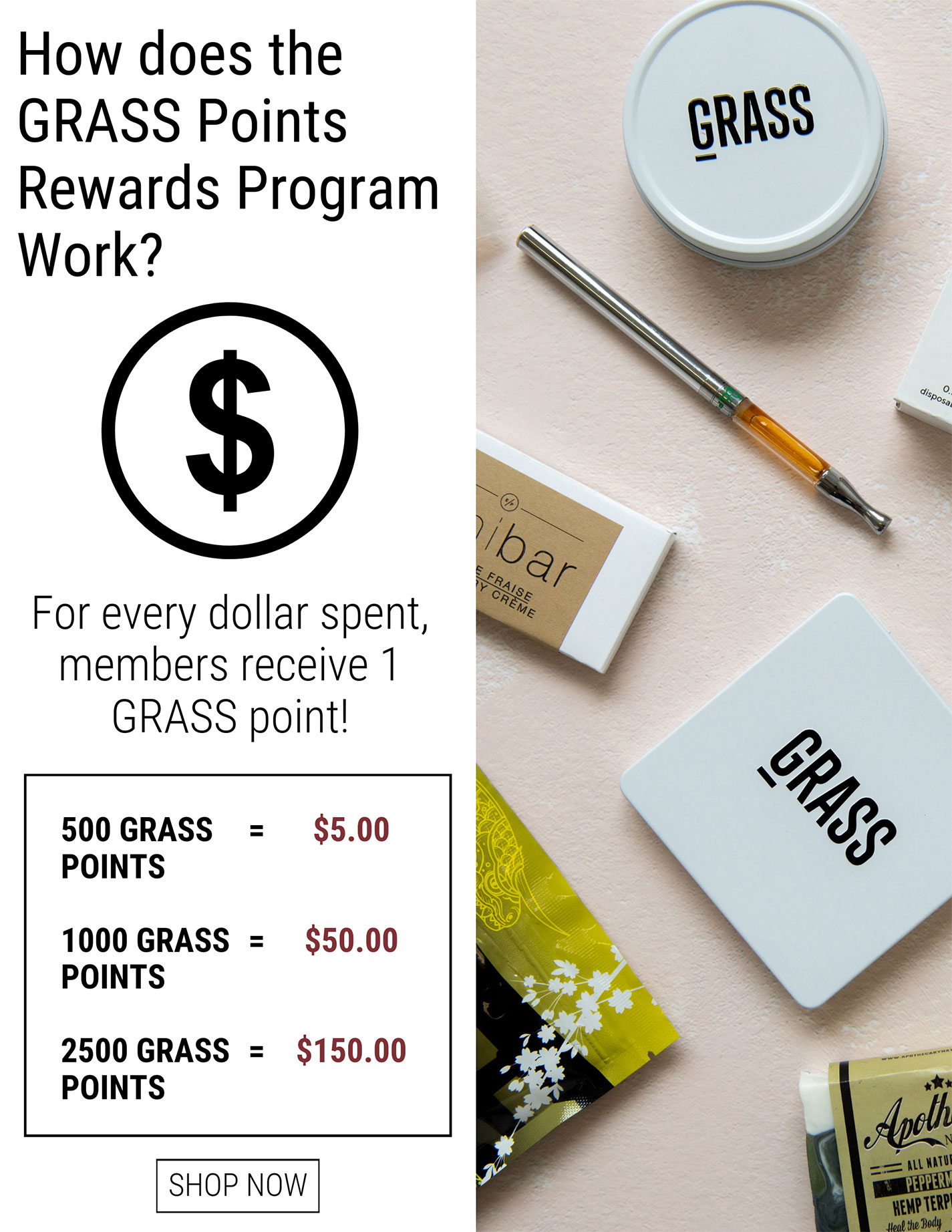 Online Dispensary Canada Shop Reward Program