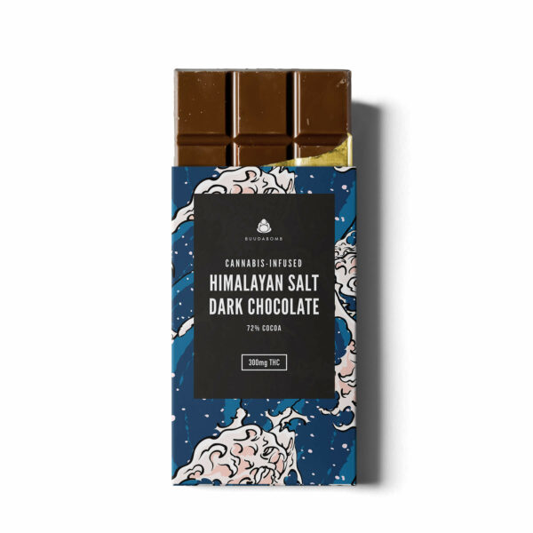 Buudabomb – Himalayan Salt Dark Chocolate – 300mg THC | Online Dispensary Canada Shop