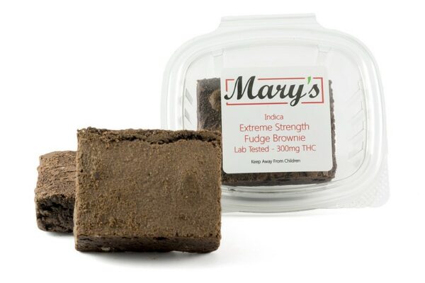 Mary’s Medibles – Extreme Strength Fudge Brownie – 300mg THC (Indica) | Online Dispensary Canada Shop