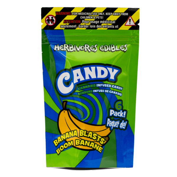 Herbivores Edibles – Banana Blasts Gummies | Online Dispensary Canada Shop