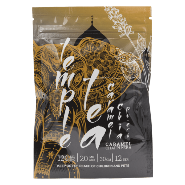 Temple Tea – Caramel Chai Pu-Erh 120mg THC | Online Dispensary Canada Shop