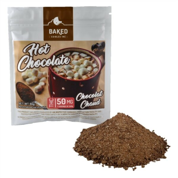 Baked Edibles – Hot Chocolate 50mg THC | Online Dispensary Canada Shop