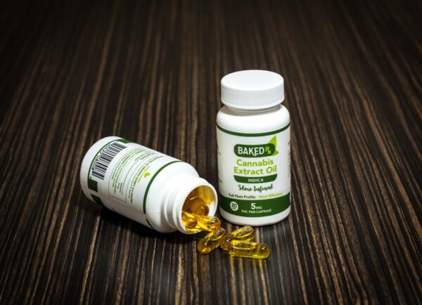 Baked Edibles -Indica Cannoil Capsules 5mg | Online Dispensary Canada Shop