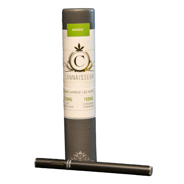 Cannaisseur – Disposable THC Distillate Pen – Mango 0.3ml | Online Dispensary Canada Shop