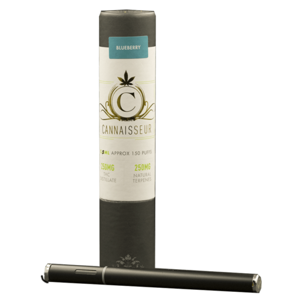 Cannaisseur – Disposable THC Distillate Pen – Blueberry 0.5ml | Online Dispensary Canada Shop