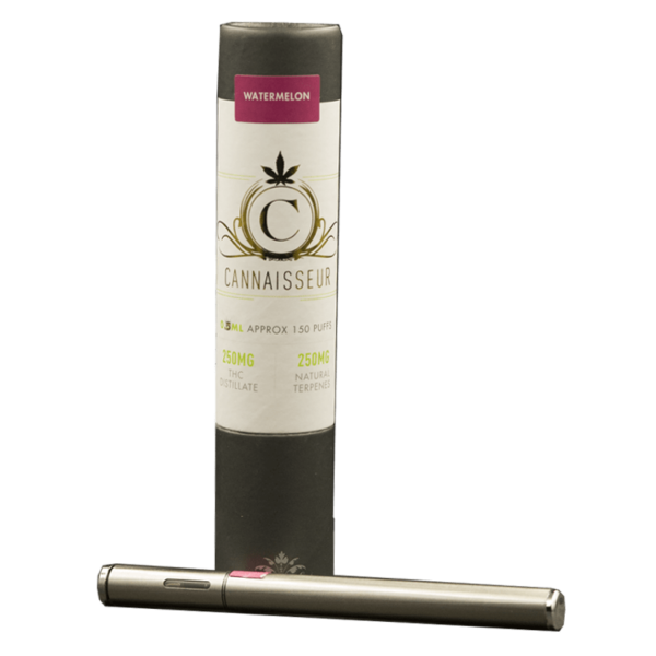 Cannaisseur – Disposable THC Distillate Pen – Watermelon 0.3ml | Online Dispensary Canada Shop