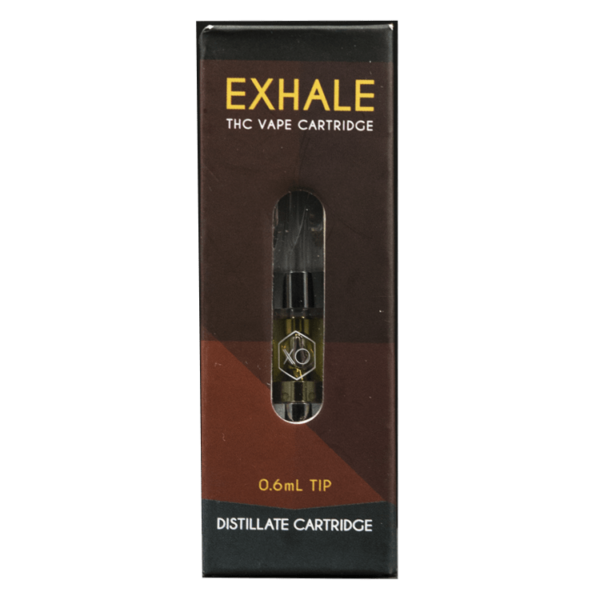 XO Exhale – THC Distillate Refill Cartridge – Banana Kush 0.6ml | Online Dispensary Canada Shop