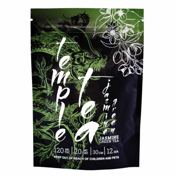 Temple Tea – Jasmine Green Tea – 120mg THC | Online Dispensary Canada Shop