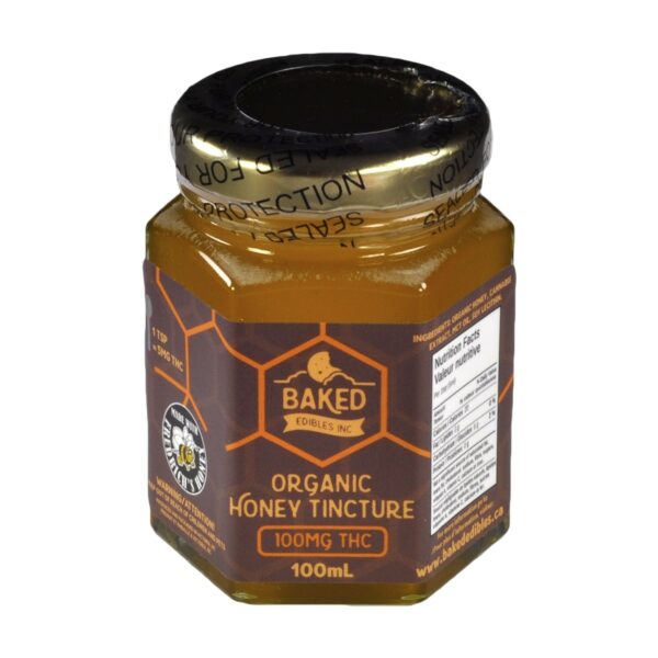 Baked Edibles – Organic Honey Tincture 100mg THC | Online Dispensary Canada Shop