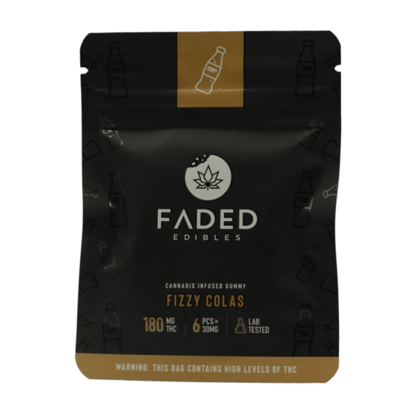 Faded Edibles – Fizzy Colas – 180mg | Online Dispensary Canada Shop