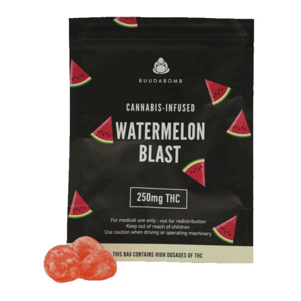 Buudabomb – Watermelon Blast – 250mg | Online Dispensary Canada Shop