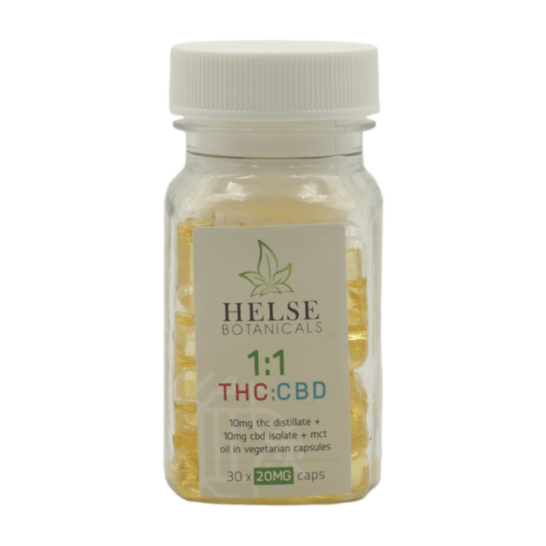 Helse Botanicals – 1:1 THC/CBD Capsules | Online Dispensary Canada Shop