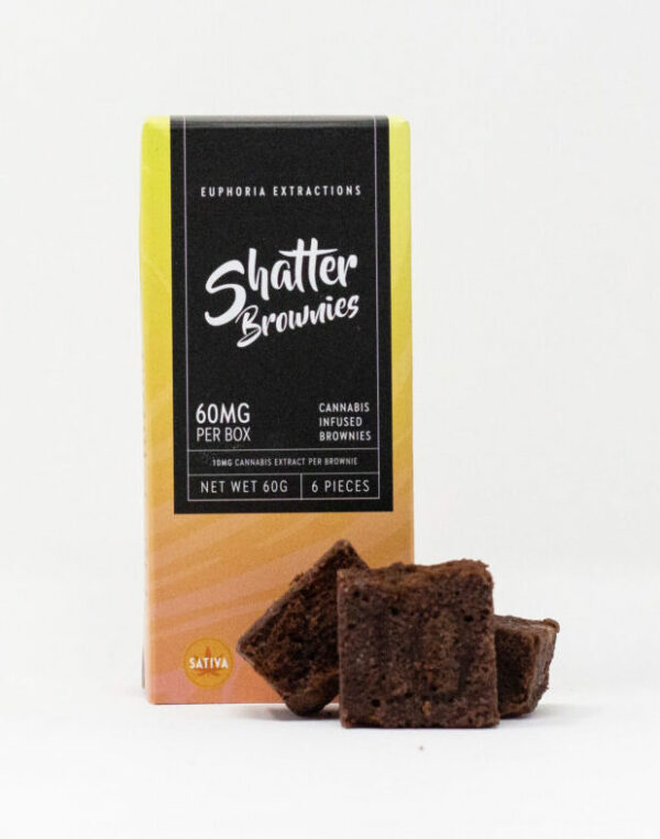 Euphoria Extractions – Shatter Brownies (Sativa) | Online Dispensary Canada Shop