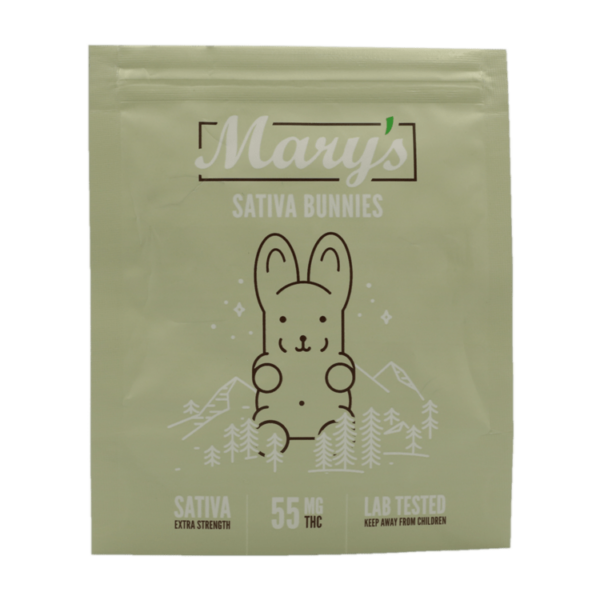 Mary’s Medibles – Sativa Bunnies – Extra Strength – 55mg | Online Dispensary Canada Shop