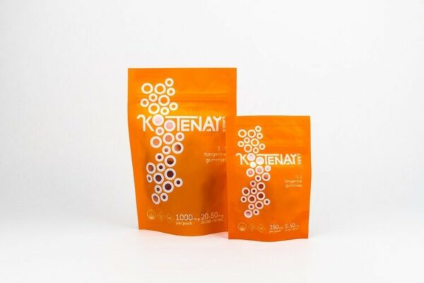 Kootenay Labs – 1:1 Gummies – Tangerine – 1000mg | Online Dispensary Canada Shop