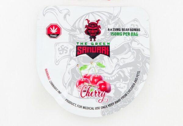 The Green Samurai – Cherry Gummies – 150mg | Online Dispensary Canada Shop