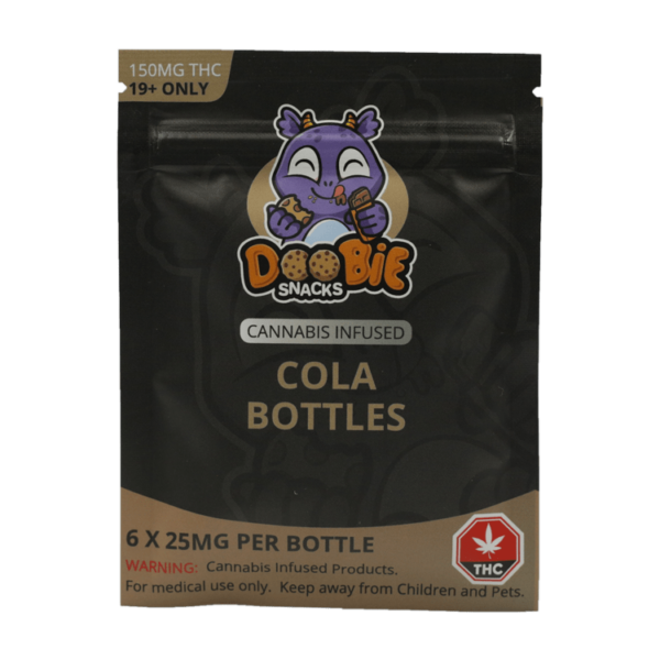 Doobie Snacks – CBD Sour Gummy Bears – 150mg CBD | Online Dispensary Canada Shop