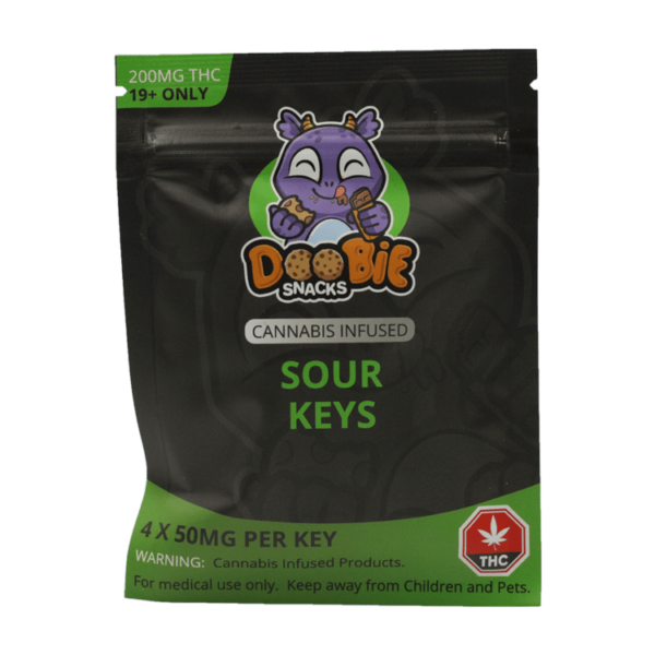 Doobie Snacks – CBD Sour Gummy Bears – 150mg CBD | Online Dispensary Canada Shop