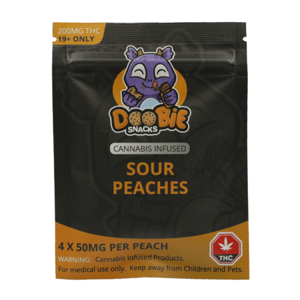Doobie Snacks – CBD Sour Gummy Bears – 150mg CBD | Online Dispensary Canada Shop