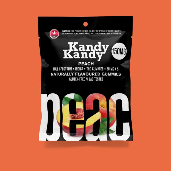 Kandy Kandy – Peach Gummies | Online Dispensary Canada Shop