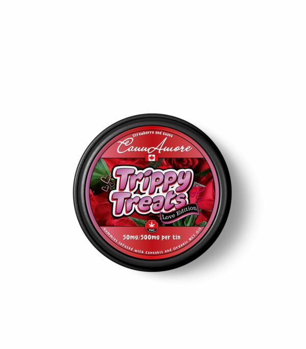Trippy Treats – Strawberry Guava – CannAmore Love Edition – 500mg THC | Online Dispensary Canada Shop