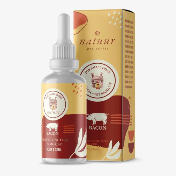 Natuur – Pet Series – CBD Oil For Small Dogs – Bacon Flavour – 125mg | Online Dispensary Canada Shop