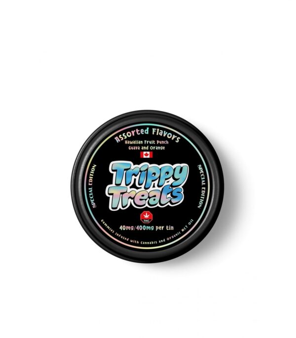 Trippy Treats – Assorted Flavour Gummies – 400mg THC | Online Dispensary Canada Shop