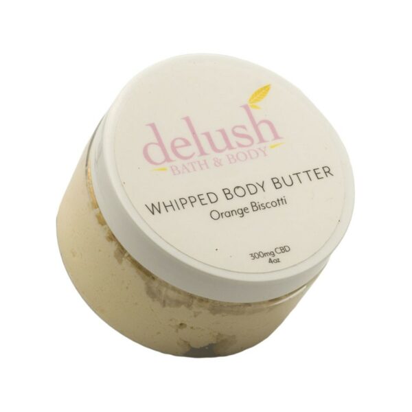 Delush Bath and Body – Whipped Body Butter – Orange Dreamsicle 300mg CBD | Online Dispensary Canada Shop