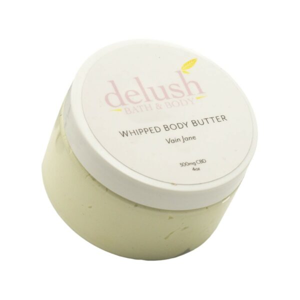Delush Bath and Body – Whipped Body Butter – Vain Jane 300mg CBD | Online Dispensary Canada Shop