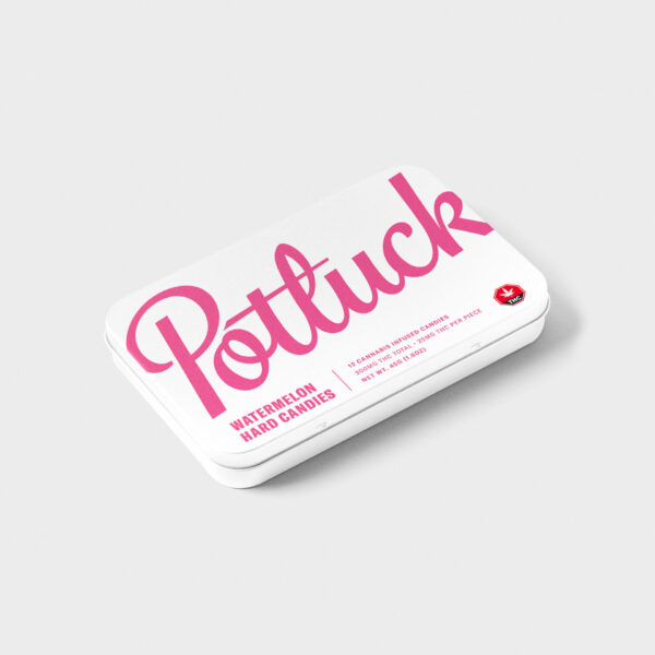 Potluck – Hard Candy – Watermelon – 300mg THC | Online Dispensary Canada Shop