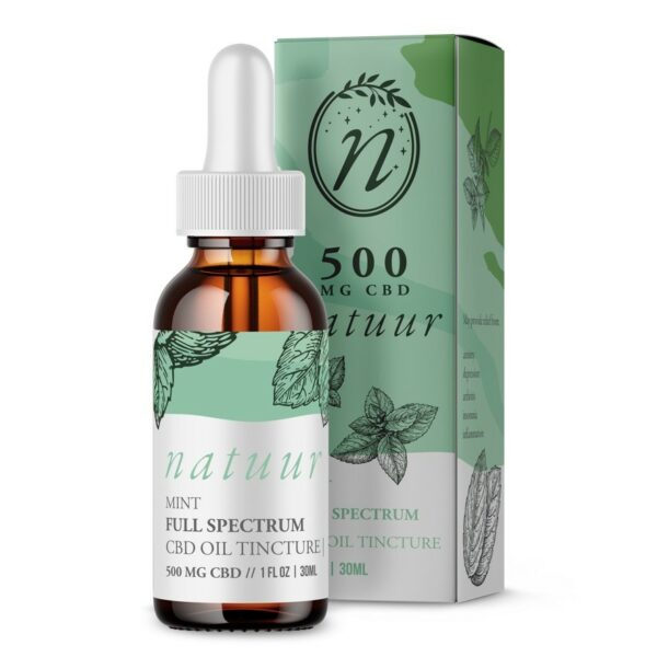 Natuur – Full Spectrum CBD Oil Tincture – Mint | Online Dispensary Canada Shop