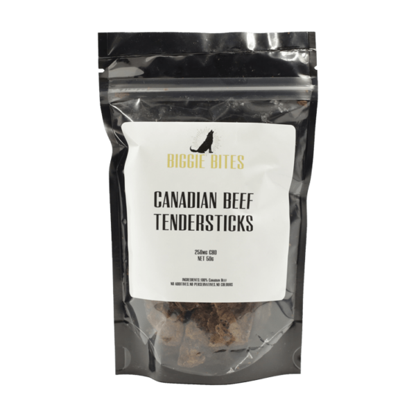Biggie Bites – Canadian Beef Tendersticks – 250mg CBD | Online Dispensary Canada Shop