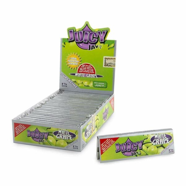 Juicy Jay’s – Hemp Papers (1.25 inch) – White Grape | Online Dispensary Canada Shop