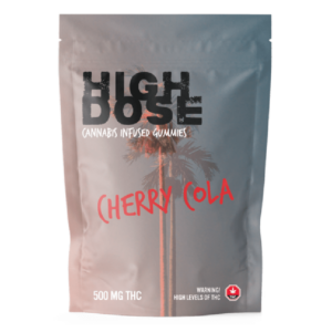 High Dose – cannabis Infused Gummies – Cherry Cola – 500mg/1500mg | Online Dispensary Canada Shop