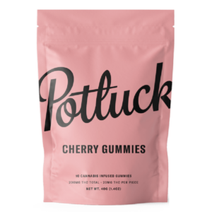 Potluck Extracts – Cherry Gummies – 200mg THC | Online Dispensary Canada Shop