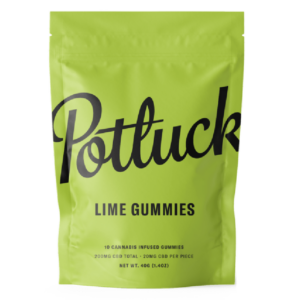 Potluck Extracts – Lime Gummies (CBD) – 200mg | Online Dispensary Canada Shop