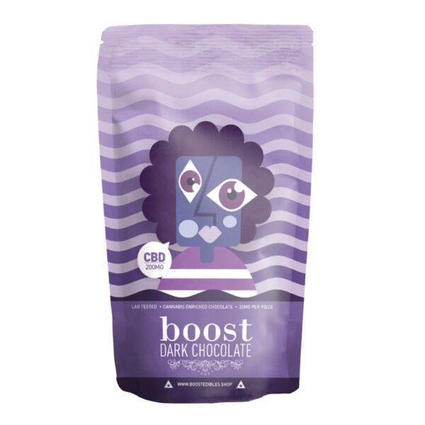 Boost – THC Dark Chocolate Bars – 200mg | Online Dispensary Canada Shop