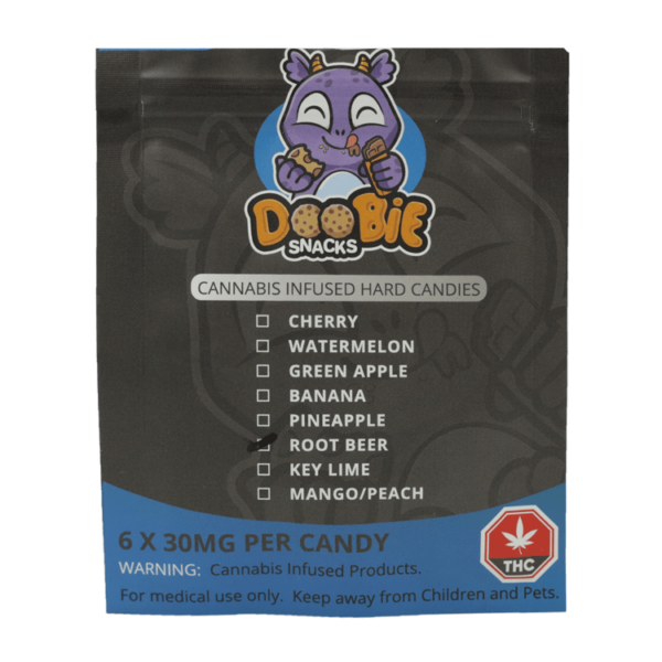 Doobie Snacks – Hard Candies – 180mg THC | Online Dispensary Canada Shop