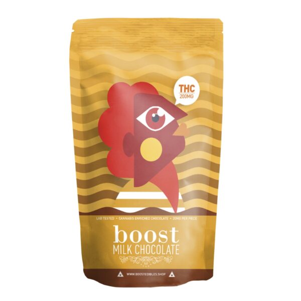 Boost – THC Dark Chocolate Bars – 200mg | Online Dispensary Canada Shop
