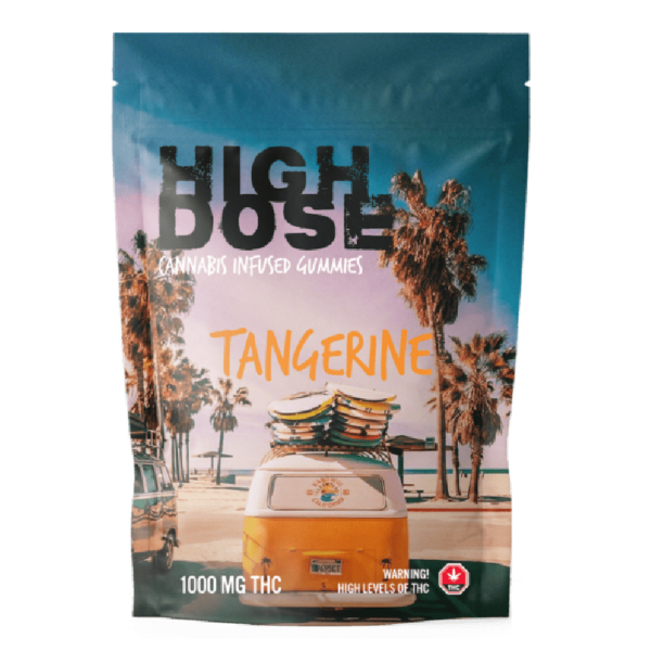 High Dose – cannabis Infused Gummies – Tangerine – 1000mg/1500mg | Online Dispensary Canada Shop