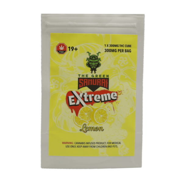 Green Samurai Extreme – Lemon Gummy – 300mg THC | Online Dispensary Canada Shop